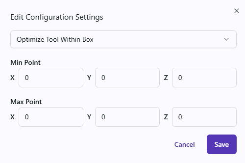 Optimize Tool Within Box