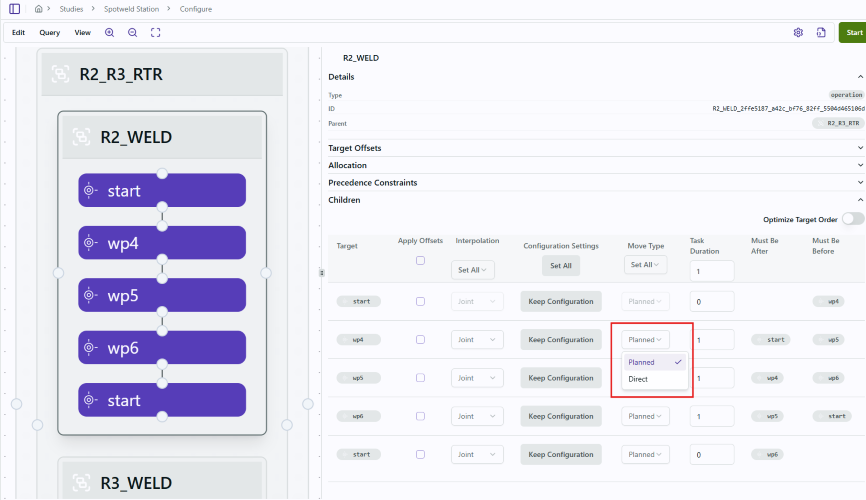 Move Type Cloud UI