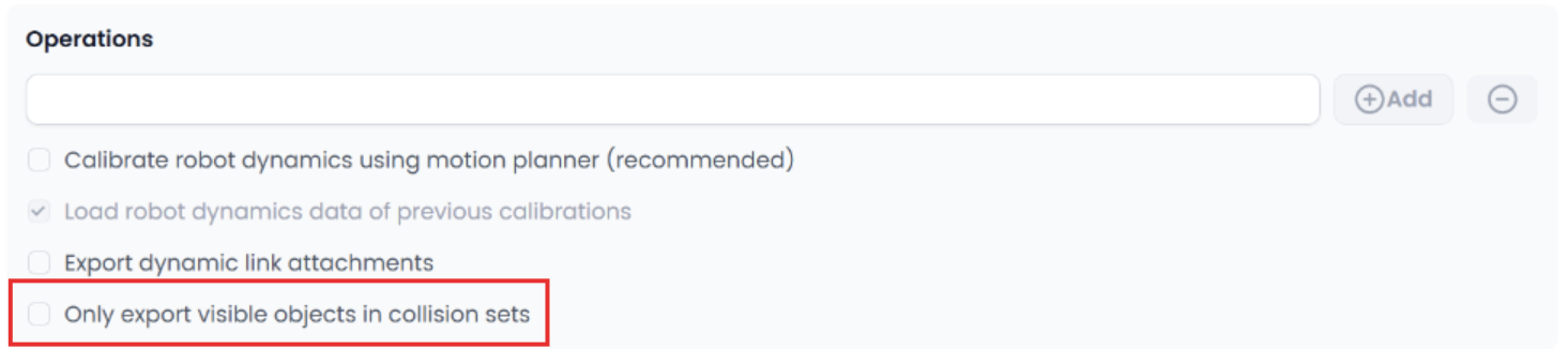 Export Visible Objects