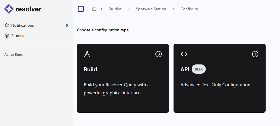 Resolver Configuration Selection