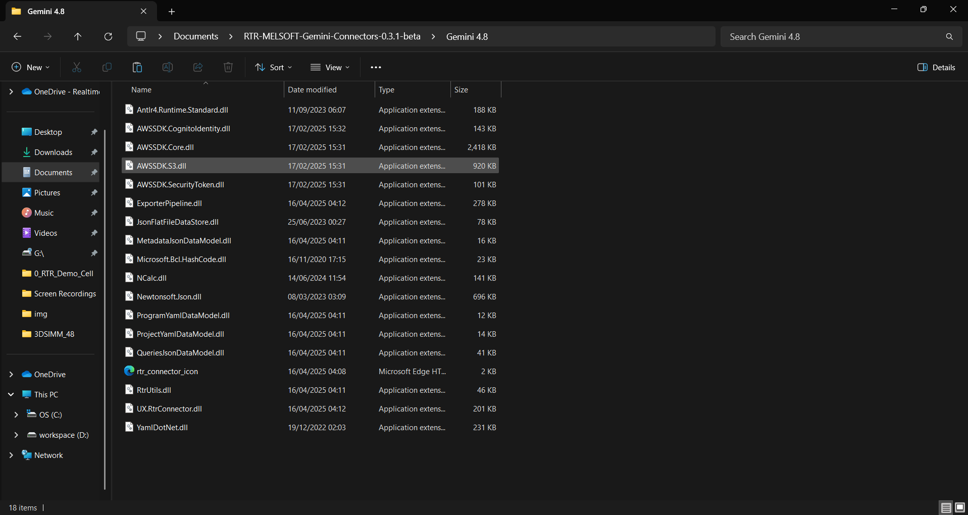 DLL Properties
